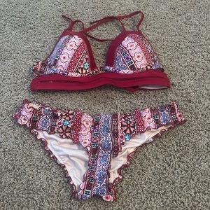 Cute maroon bikini